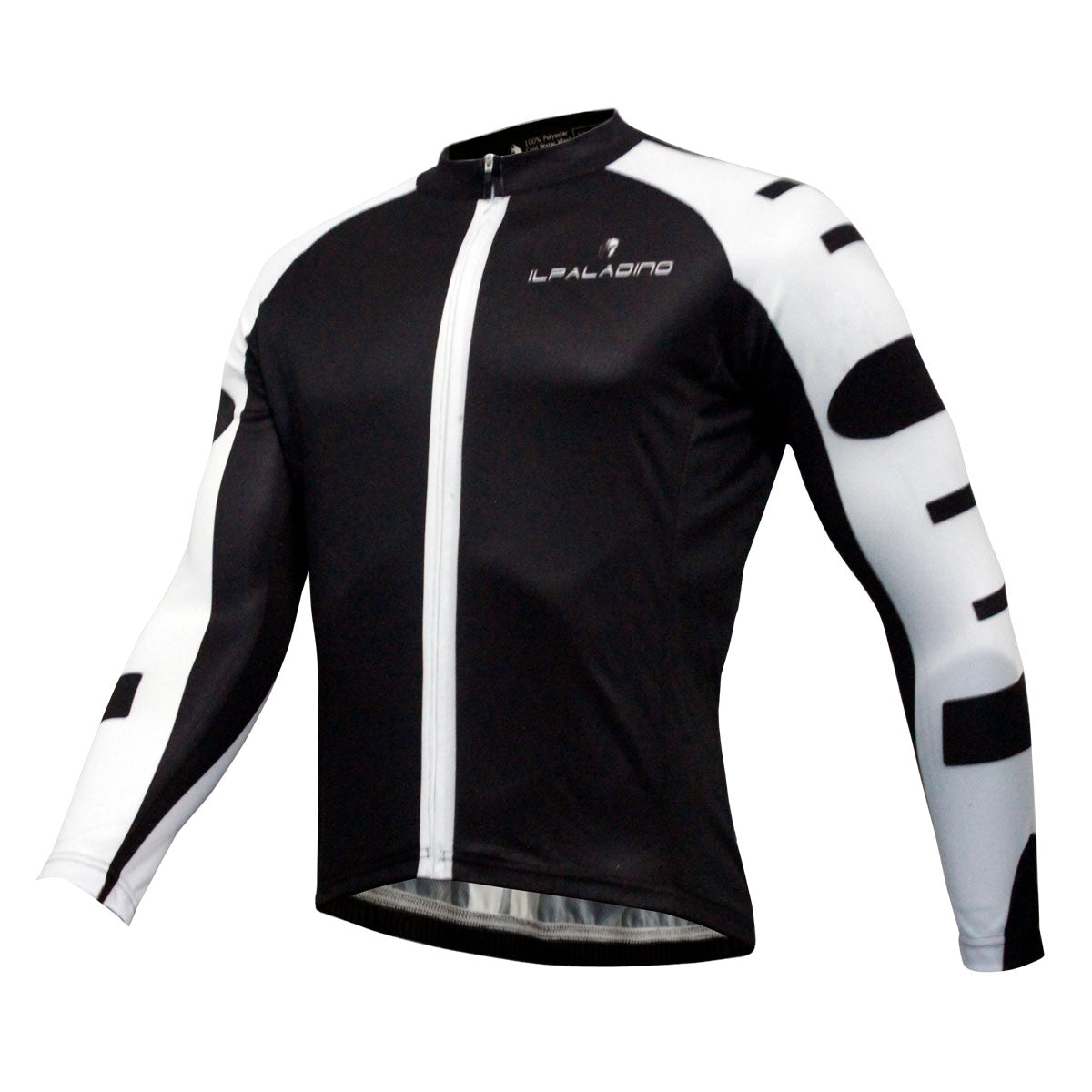 ILPALADINO Men's Breathable Long-sleeve White Cycling Jersey with Black-strip Outdoor Leisure Sport Biking Shirt Spring Fall/Autumn Bicycle Sportswear Clothing NO.773 -  Cycling Apparel, Cycling Accessories | BestForCycling.com 