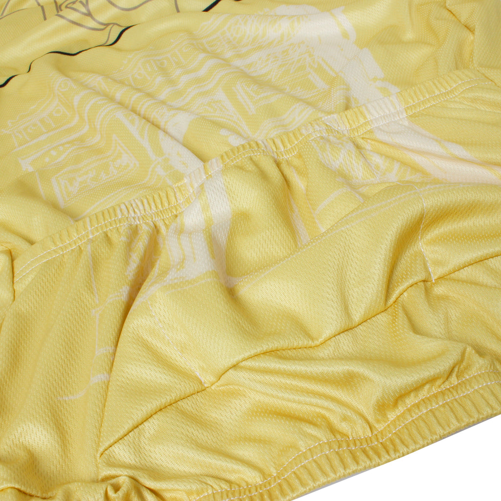 Ilpaladino  Cyclist Yellow Men's Breathable Quick Dry Short-Sleeve Cycling Jersey Bicycling Shirts France Summer SportsWear NO.568 -  Cycling Apparel, Cycling Accessories | BestForCycling.com 