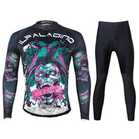 ILPALADINO Skull Men's  Long Sleeves Cycling Jersey Pro Cycle Clothing Racing Apparel Outdoor Sports Leisure Biking T-shirt NO.720 -  Cycling Apparel, Cycling Accessories | BestForCycling.com 