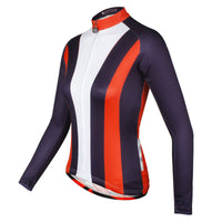Red-collar Women's Long-Sleeve Cycling Jersey Red-collar MTB Jerseys 736 -  Cycling Apparel, Cycling Accessories | BestForCycling.com 