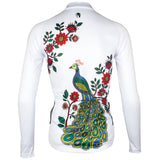 ILPALADINO Peacock & Flower Women's  Long Sleeves Cycling Jersey Apparel Outdoor Sports Gear Leisure Biking T-shirt NO.734 -  Cycling Apparel, Cycling Accessories | BestForCycling.com 