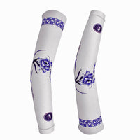 Professional Outdoor Sport Wear Compression Arm Sleeve Gentle Style Oversleeve Blue& White Porcelain Series Pair Breathable UV Protection Unisex -  Cycling Apparel, Cycling Accessories | BestForCycling.com 