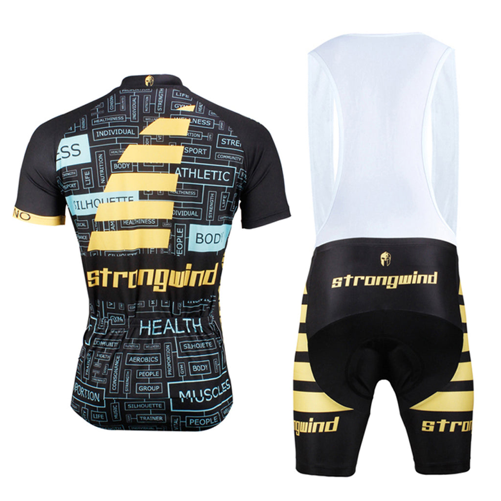 ILPALADINO STRONG WIND FITNESS HEALTH MUSCLES Men's Cycling Jersey/Kit Bike Bicycling Pro Cycle Clothing Racing Apparel Outdoor Sports Leisure Biking T-shirt Wear Outdoor Sport NO.619 -  Cycling Apparel, Cycling Accessories | BestForCycling.com 