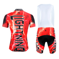 Ilpaladino Flashing Lightning Natural Phenomenon Cycling Short-sleeve Suit /Jersey Exercise Bicycling Pro Cycle Clothing Racing Apparel Outdoor Sports Leisure Biking Shirts Team Kit Red NO.616 -  Cycling Apparel, Cycling Accessories | BestForCycling.com 