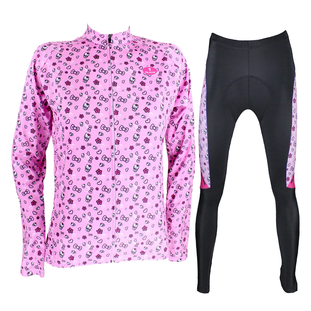 HELLO KITTY Princess Women's Top Cycling Suit/Jersey Jacket T-shirt Summer Spring Autumn Clothes Sportswear Cartoon World Pink Kit NO.081 -  Cycling Apparel, Cycling Accessories | BestForCycling.com 