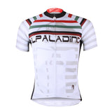 Ilpaladino Multi-Strip White Men's Breathable Short-Sleeve Cycling Jersey Bicycling Shirts Summer Quick Dry Sport Wear NO.704 -  Cycling Apparel, Cycling Accessories | BestForCycling.com 