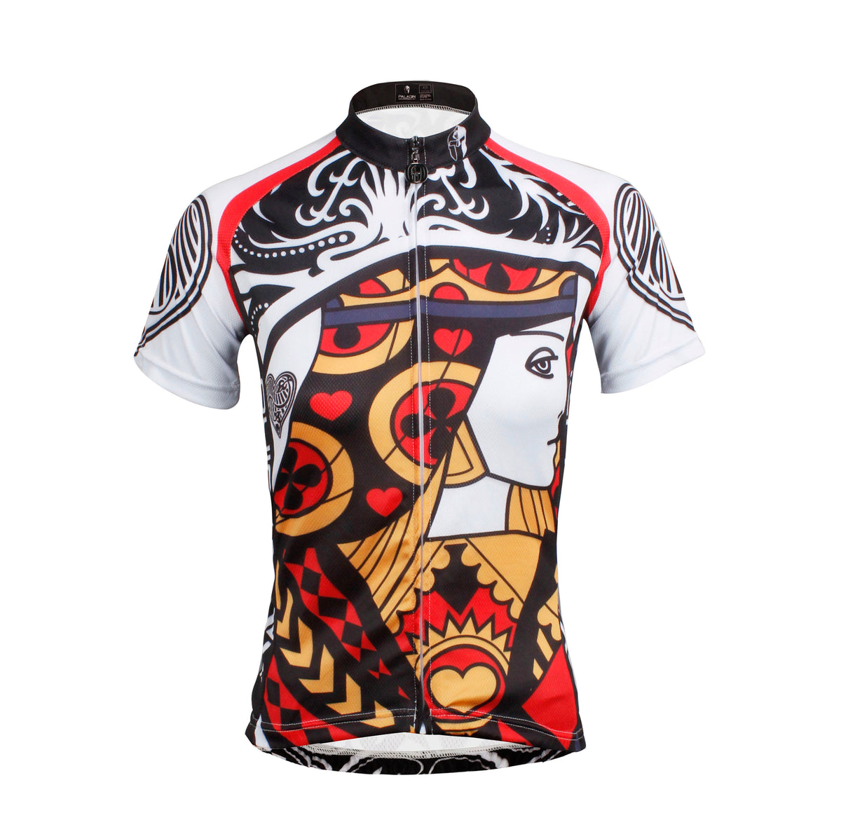 ILPALADINO Playing Cards Poker Face Heart Queen Women's Long Sleeves Cycling Jerseys Bike Shirt Outdoor Sports Gear Leisure Biking T-shirt Sports Clothes Face Cards Court Cards NO.641 -  Cycling Apparel, Cycling Accessories | BestForCycling.com 