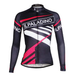 Ilpaladino Pink Black Fashion Women's Long-sleeve Cycling Top Jersey Summer Spring Autumn Pro Cycle Clothing Racing Apparel Outdoor Sports Leisure Biking shirt NO. 733 -  Cycling Apparel, Cycling Accessories | BestForCycling.com 