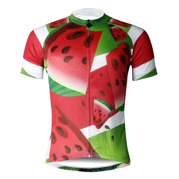 ILPALADINO Summer Watermelon Men's  Bicylist Jersey Breathable and Quick_Dry Comfortable Biking Shirt Outdoor Sports Gear Leisure Biking T-shirt Special Sports Wear NO.741 -  Cycling Apparel, Cycling Accessories | BestForCycling.com 