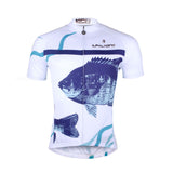Men's Cycling Fish White Bike Shirt Summer Jersey NO.744 -  Cycling Apparel, Cycling Accessories | BestForCycling.com 