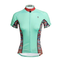 Ilpaladino Mint Green Summer Women's Short-Sleeve Cycling Suit/Jersey Biking Shirts Breathable Outdoor Sports Gear Leisure Biking T-shirt Sports Clothes NO.650 -  Cycling Apparel, Cycling Accessories | BestForCycling.com 