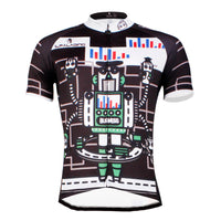 ILPALADINO Men's Cycling Apparel Crazy Robot Pattern Bike Shirt for Summer Quick Dry Comfortable Short Sleeve NO.747 -  Cycling Apparel, Cycling Accessories | BestForCycling.com 