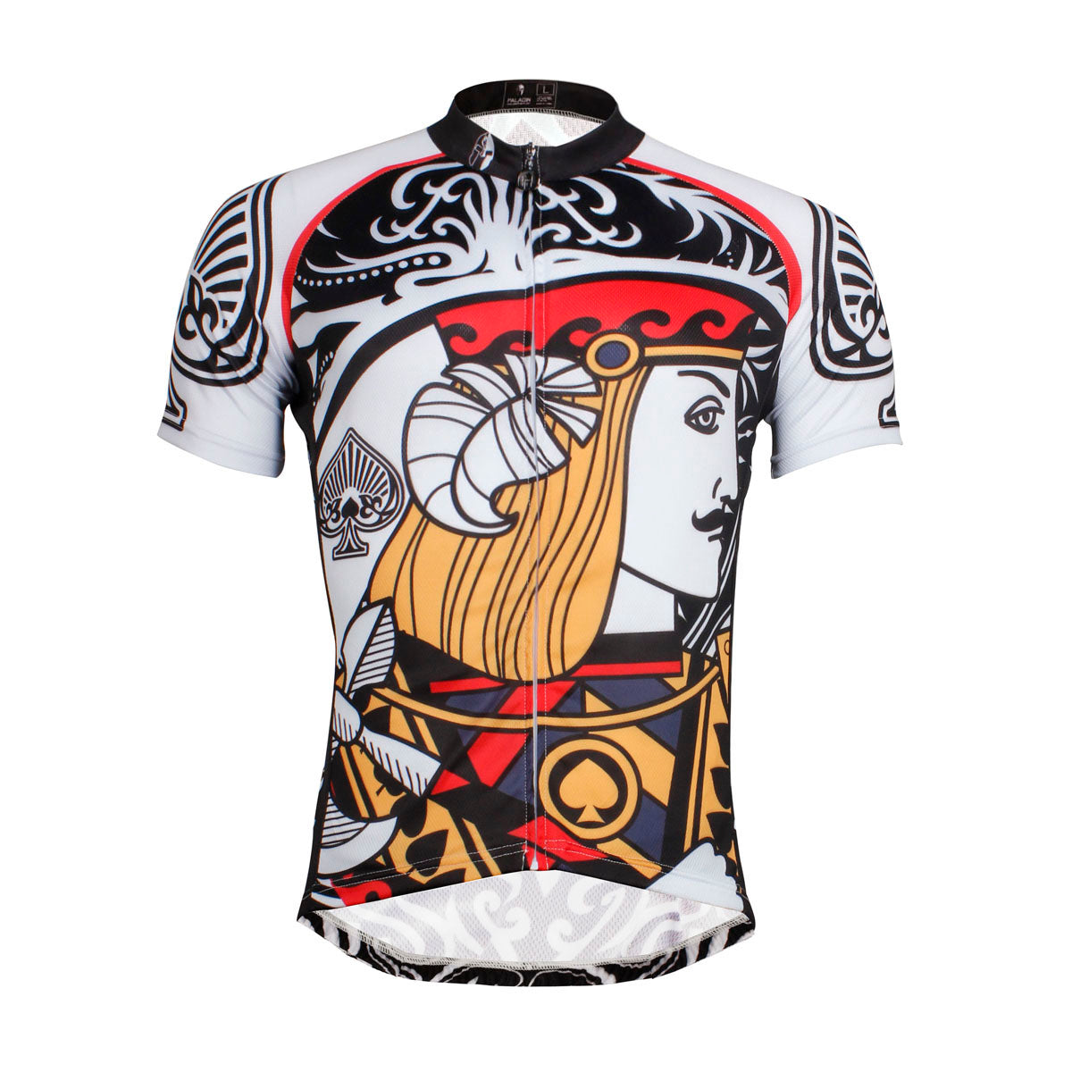 ILPALADINO Poker Face Playing Card Spades Jack Men's Biking Cycling Suit Jersey Artistic Pattern Outdoor Sports Clothes Comfortable Bike Shirt Face Cards Court Cards NO.639 -  Cycling Apparel, Cycling Accessories | BestForCycling.com 