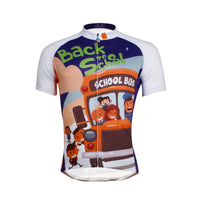 School Bus Breathable Cycling Jersey Men's  Short-Sleeve Bicycling Shirts Summer NO.635 -  Cycling Apparel, Cycling Accessories | BestForCycling.com 