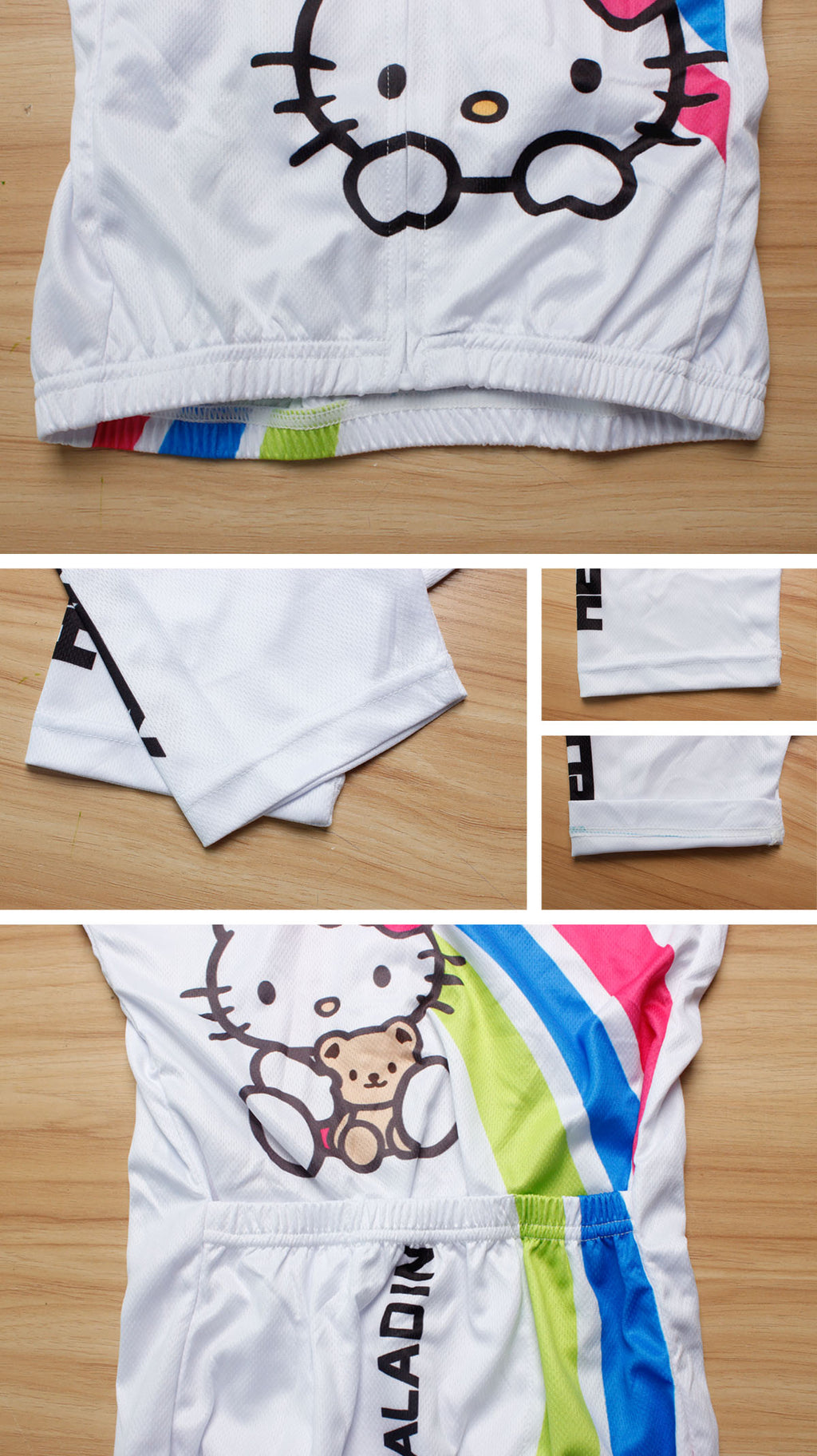 HELLO KITTY Princess Women's Top Cycling Jersey Jacket T-shirt Summer Spring Autumn Clothes Sportswear Cartoon World White Apparel NO.025 -  Cycling Apparel, Cycling Accessories | BestForCycling.com 