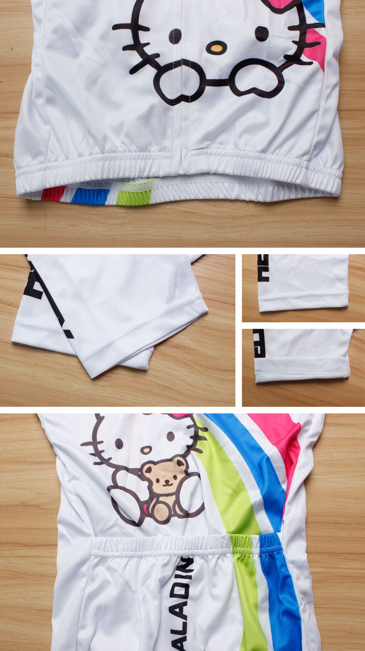HELLO KITTY Princess Women's Top Cycling Jersey Jacket T-shirt Summer Spring Autumn Clothes Sportswear Cartoon World White Apparel NO.025 -  Cycling Apparel, Cycling Accessories | BestForCycling.com 