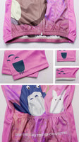 Animated Film Cartoon Character My Neighbor Totoro Day Umbrella Purple Breathable Cycling Jersey Women's Short-Sleeve Sport Bicycling Shirts Summer Quick Dry Sportswear Chinchilla NO.519 -  Cycling Apparel, Cycling Accessories | BestForCycling.com 