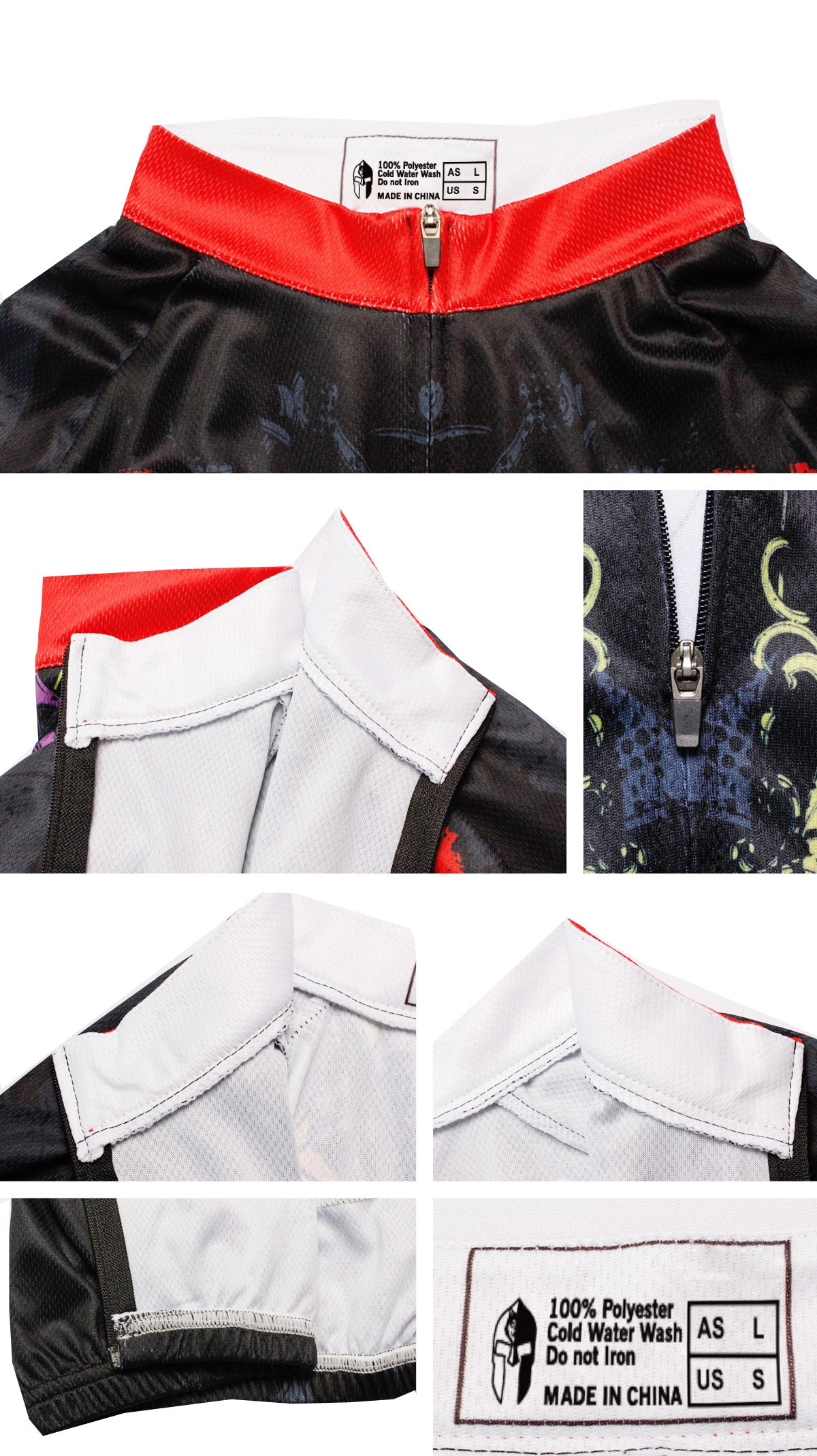 Ilpaladino Horror Mickey Mouse Men's Breathable Quick Dry Short-Sleeve Cycling Jersey Bicycling Shirts Summer Sport  Upper Wear NO.528 -  Cycling Apparel, Cycling Accessories | BestForCycling.com 