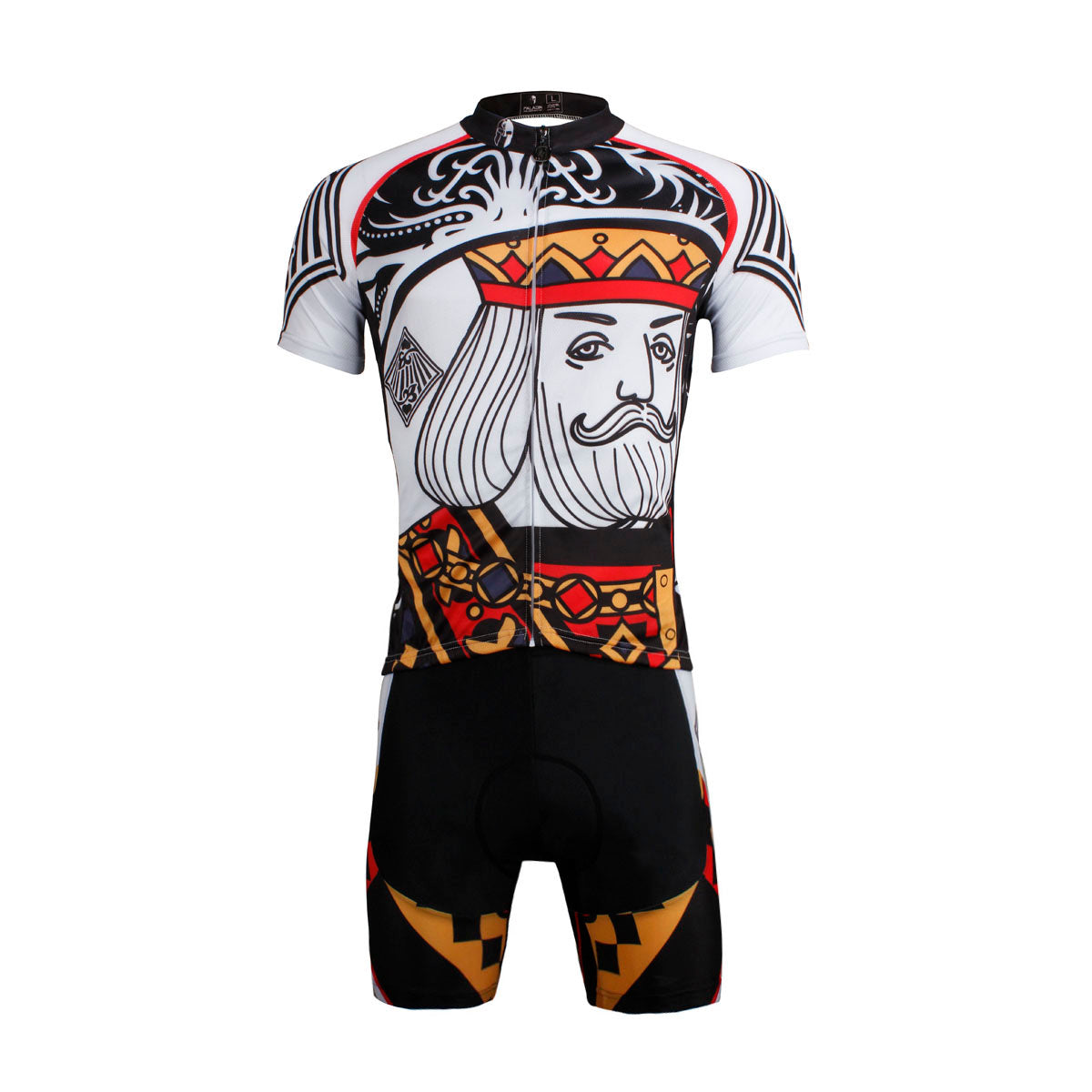 ILPALADINO Poker Face Playing Card Diamonds King Short/long-sleeve Men's Cycling Suit Jersey Apparel Road Riding Bicycling Bike Shirt Breathable and Quick Dry Cycling Sports Wear for Summer Face Cards Court Cards NO.638 -  Cycling Apparel, Cycling Accessories | BestForCycling.com 