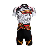 ILPALADINO Poker Face Playing Card Diamonds King Short/long-sleeve Men's Cycling Suit Jersey Apparel Road Riding Bicycling Bike Shirt Breathable and Quick Dry Cycling Sports Wear for Summer Face Cards Court Cards NO.638 -  Cycling Apparel, Cycling Accessories | BestForCycling.com 
