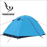 Extra Large Single-layer Curtain Aluminum Rod Pole Wild Camping Family Dome Travel Backpacking Tents with Carry Bag Outdoor Shelters Blue/Orange -  Cycling Apparel, Cycling Accessories | BestForCycling.com 