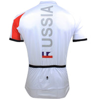 ILPALADINO Russia Simple White Man's Short-sleeve Cycling Jersey Team Jacket T-shirt Summer Spring Autumn Clothes Sportswear Racing Apparel NO.058 -  Cycling Apparel, Cycling Accessories | BestForCycling.com 