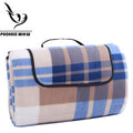 2*2m Large Striped Checked Dual Layers Portable Outdoor Family Beach/ Park/Camping/Concerts/Picnic Blanket Mat- Handle Extra,Foldable, Waterproof, Sand-proof -  Cycling Apparel, Cycling Accessories | BestForCycling.com 