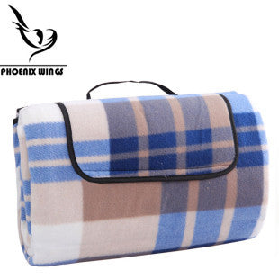 2*2m Large Striped Checked Dual Layers Portable Outdoor Family Beach/ Park/Camping/Concerts/Picnic Blanket Mat- Handle Extra,Foldable, Waterproof, Sand-proof -  Cycling Apparel, Cycling Accessories | BestForCycling.com 