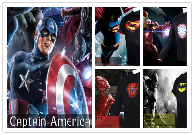 Marvel Comics Detective Comics Super Hero Cycling Suit Team Kit Sport Wear Spider-Man/spider man/Green Lantern/The Flash/Wolverine(X-man)/Captain American/Daredevil/Thor/Superman -  Cycling Apparel, Cycling Accessories | BestForCycling.com 