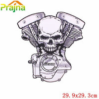 Motorcycle Jacket Big Motorcycle Patch Iron On Embroidered Biker Patches Stripes For Clothes Jacket Ironing Patch Rock Skull Patch Applique