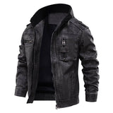 Motorcycle JacketLeather Man Jackets Men Jacket Male Coats Winter Warm Cool Moto Motorcycle Outerwears European size Dropshipping
