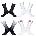 Bicycle Accessories New Summer Breathable Cycling Socks Men Anti Slip Seamless Aero Bike Wearproof Road Calcetines Ciclismo