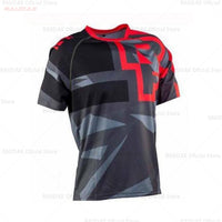 Downhill jerseys 2022 Mens Short Sleeve Cycling Jersey MTB Downhill Shirt DH MX Uniform Mountain Bike Clothing Summer Motocross Wear T-shirt
