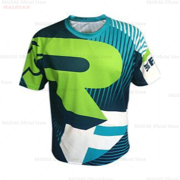 Downhill jerseys 2022 Mens Short Sleeve Cycling Jersey MTB Downhill Shirt DH MX Uniform Mountain Bike Clothing Summer Motocross Wear T-shirt