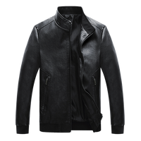 Motorcycle Jacket 2022 Men Fashion New Biker Leather Jacket Male Embroidery Bomber Coat Winter Fleece Pu Overcoat
