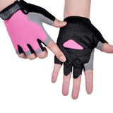 Men Women Half Finger Gloves Breathable Anti-shock Sports Gloves Bike Bicycle Glove