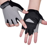 Men Women Half Finger Gloves Breathable Anti-shock Sports Gloves Bike Bicycle Glove