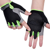 Men Women Half Finger Gloves Breathable Anti-shock Sports Gloves Bike Bicycle Glove