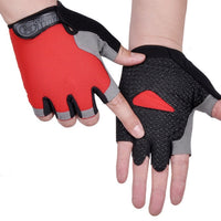 Men Women Half Finger Gloves Breathable Anti-shock Sports Gloves Bike Bicycle Glove