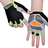 Men Women Half Finger Gloves Breathable Anti-shock Sports Gloves Bike Bicycle Glove