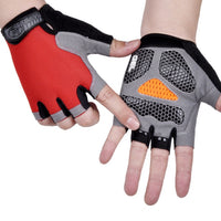 Men Women Half Finger Gloves Breathable Anti-shock Sports Gloves Bike Bicycle Glove