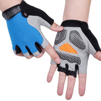 Men Women Half Finger Gloves Breathable Anti-shock Sports Gloves Bike Bicycle Glove