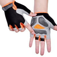Men Women Half Finger Gloves Breathable Anti-shock Sports Gloves Bike Bicycle Glove