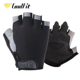 New Cycling Anti-slip Anti-sweat Men Women Half Finger Gloves Breathable Anti-shock Sports Gloves Bike Bicycle Glove