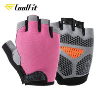 New Cycling Anti-slip Anti-sweat Men Women Half Finger Gloves Breathable Anti-shock Sports Gloves Bike Bicycle Glove