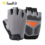 New Cycling Anti-slip Anti-sweat Men Women Half Finger Gloves Breathable Anti-shock Sports Gloves Bike Bicycle Glove