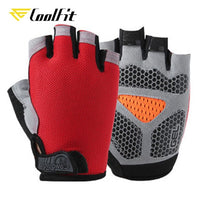 New Cycling Anti-slip Anti-sweat Men Women Half Finger Gloves Breathable Anti-shock Sports Gloves Bike Bicycle Glove