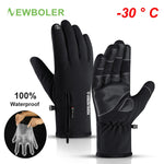 100% Waterproof Winter Cycling Gloves Windproof Outdoor Sport Ski Gloves For Bike Bicycle Scooter Motorcycle Warm Glove