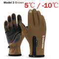 100% Waterproof Winter Cycling Gloves Windproof Outdoor Sport Ski Gloves For Bike Bicycle Scooter Motorcycle Warm Glove