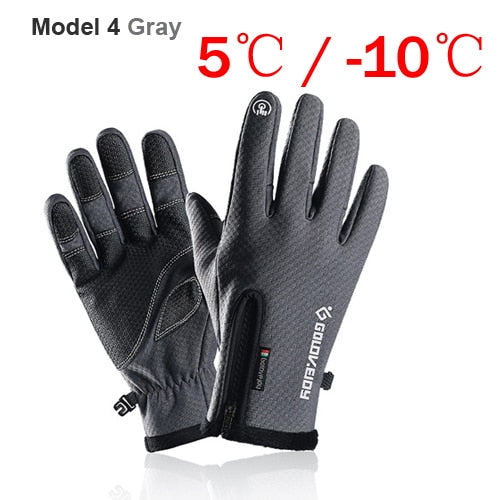 100% Waterproof Winter Cycling Gloves Windproof Outdoor Sport Ski Gloves For Bike Bicycle Scooter Motorcycle Warm Glove